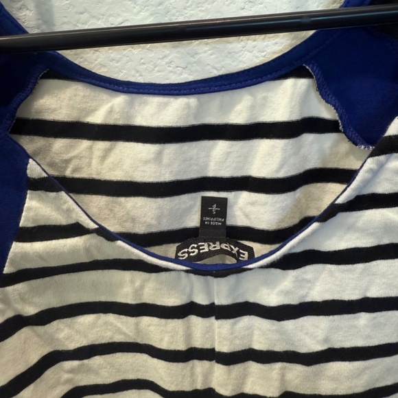 Express Striped Sleeveless Colorblock Tank Top - Size S - Picture 4 of 4